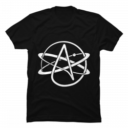 atheist symbol t shirt